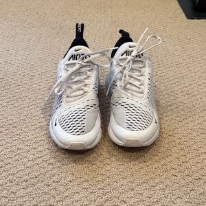 Nike White and Black Athletic Shoes